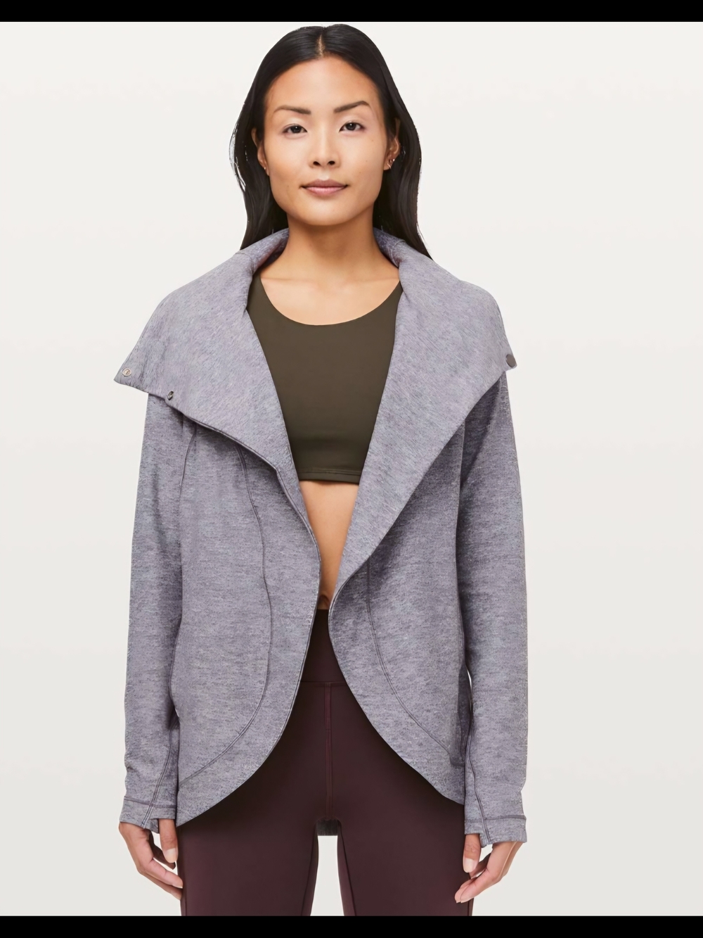 Lululemon Women's 6 Purple Rulu Rally Wrap Jacket W3BVLS